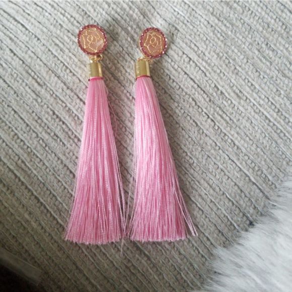 Women Bohemian Crystal Long TasselEarrings - Picture 5 of 13